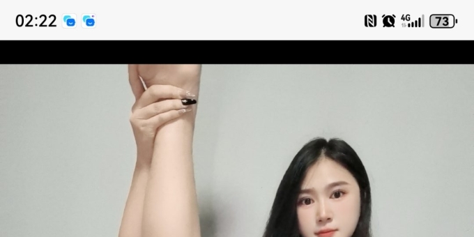 天河粉鲍一字马橙橙